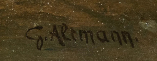 VERKOCHT Gerard Altman (1877 - 1940) schilderij olieverf op paneel