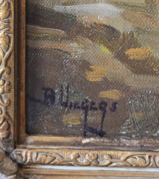 Ben Viegers, olieverf op doek, 40,5 x 50,5 cm