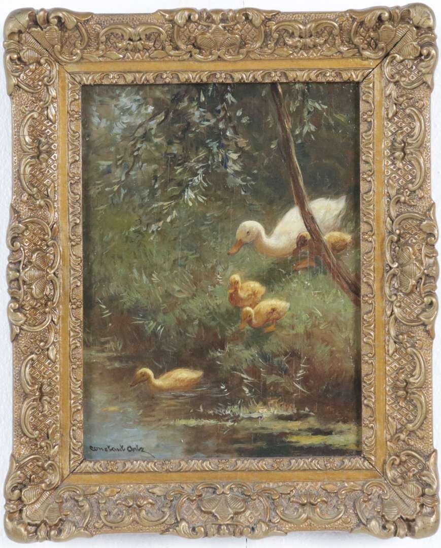 VERKOCHT Constant Artz (1870 - 1951) eenden familie