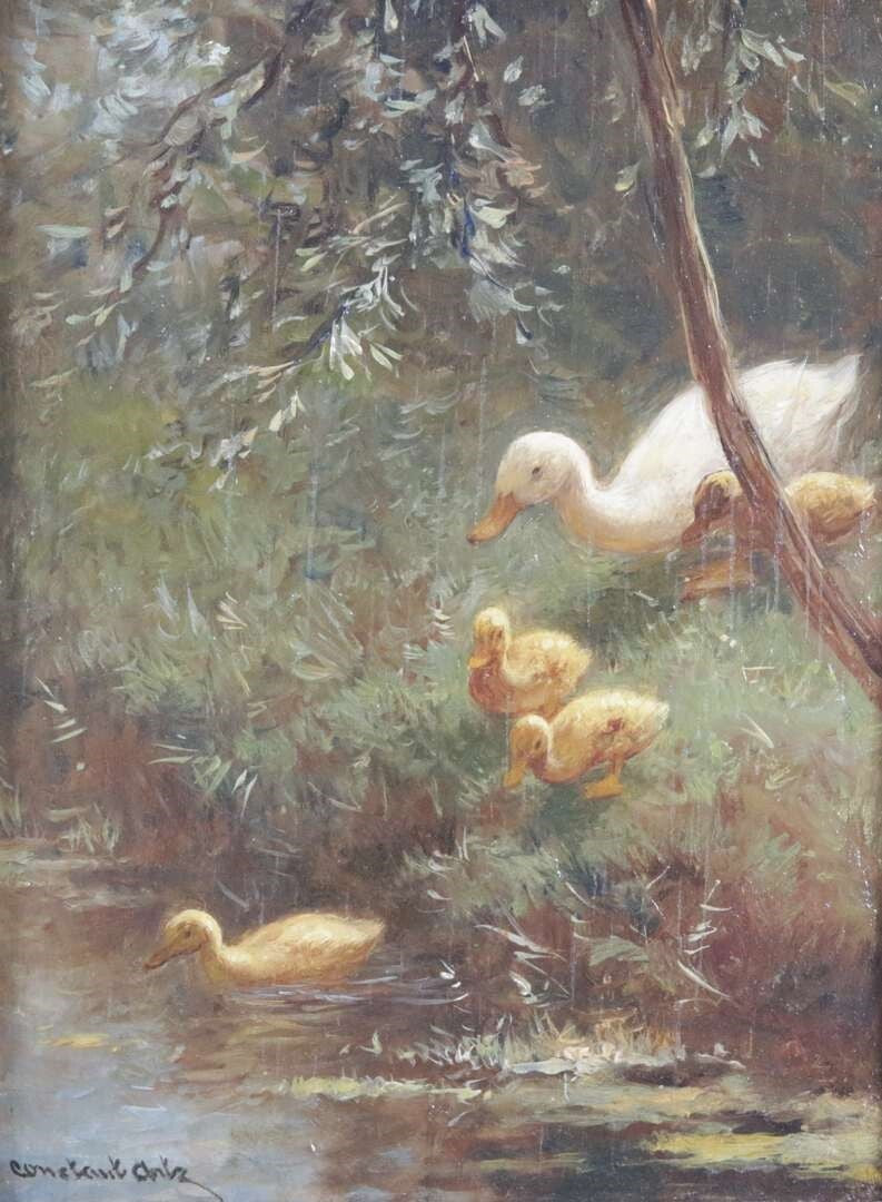 VERKOCHT Constant Artz (1870 - 1951) eenden familie