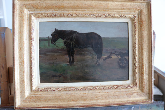 VERKOCHT Gerard Altman (1877 - 1940) schilderij olieverf op paneel