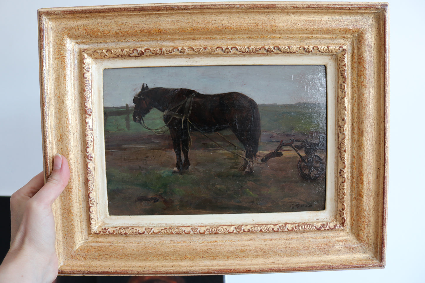 VERKOCHT Gerard Altman (1877 - 1940), schilderij olieverf op paneel