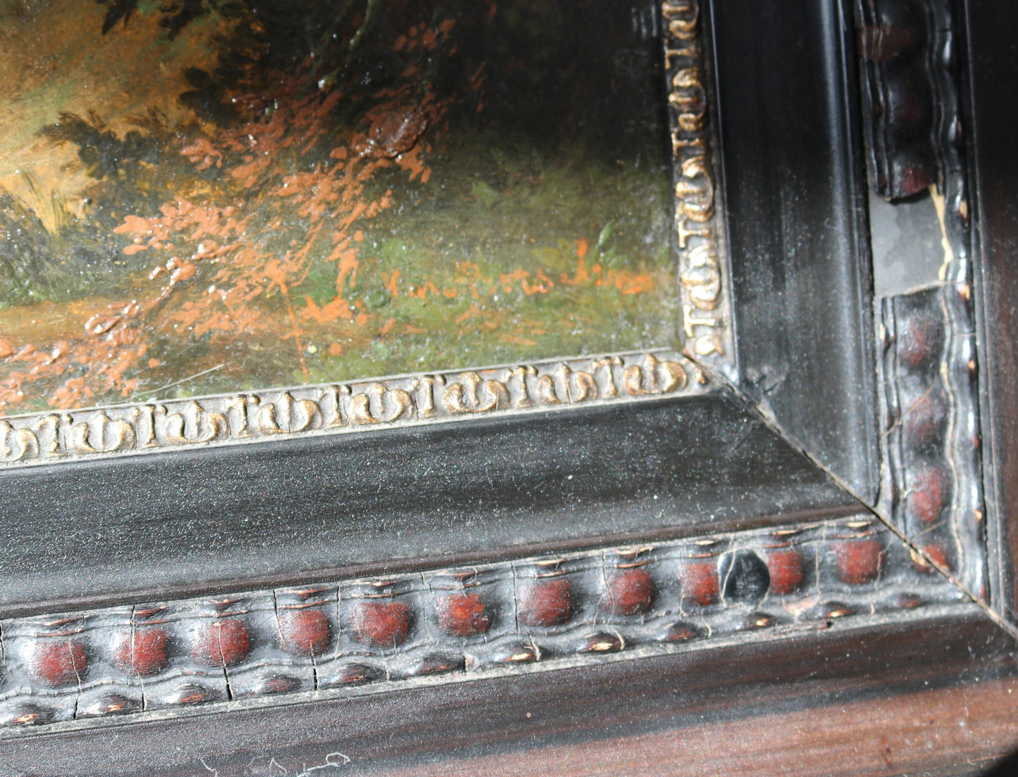 Schilderij 20ste eeuw een navolger van Borselen