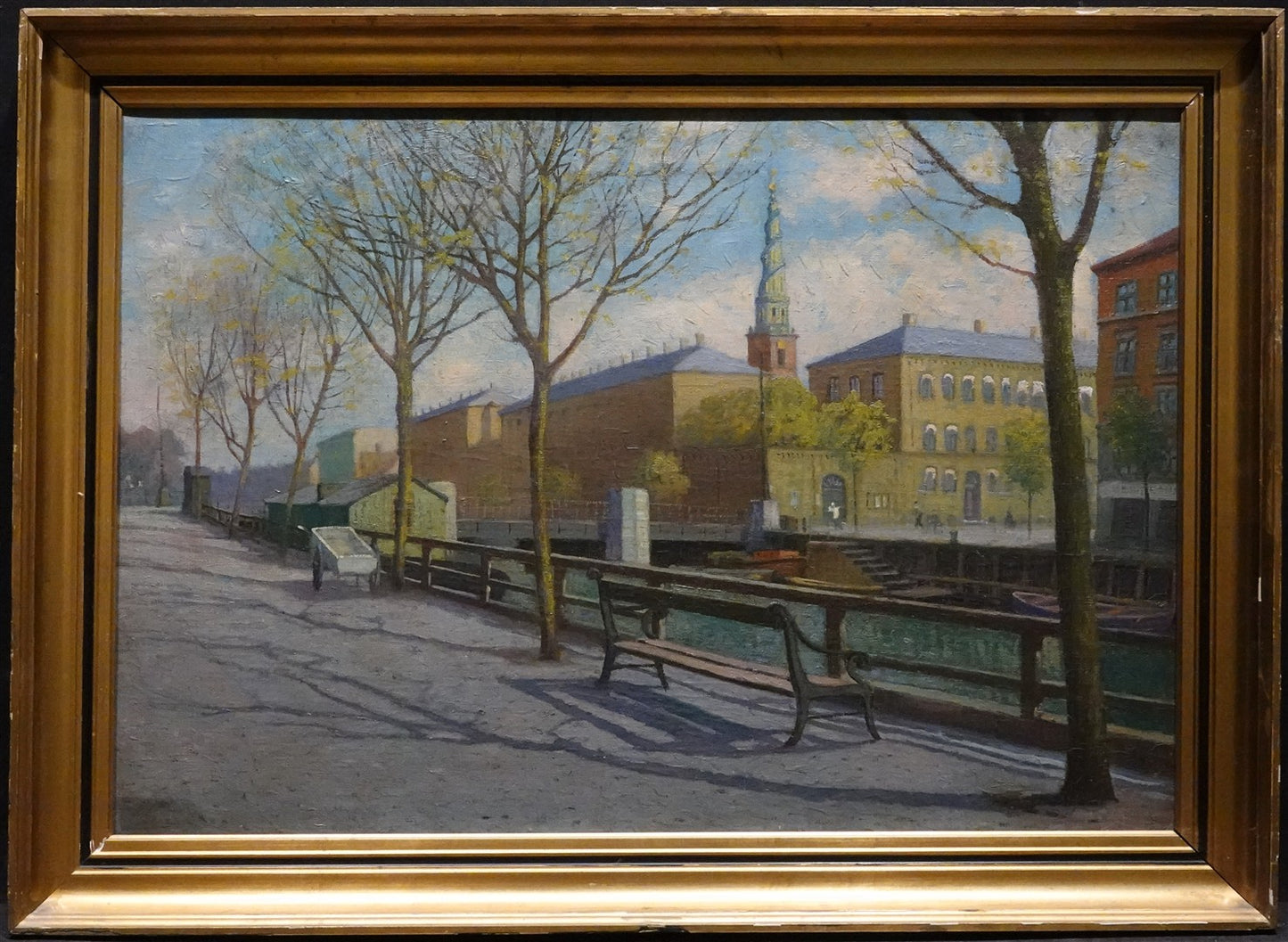 Russische school, olieverf op linnen, 45 x 64,5 cm