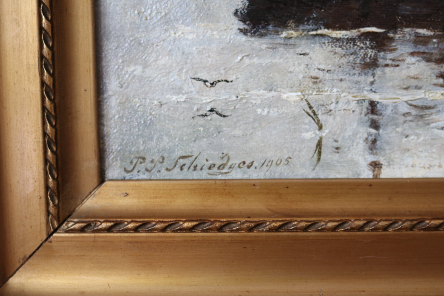 VERKOCHT Gerard Altman (1877 - 1940), schilderij olieverf op paneel